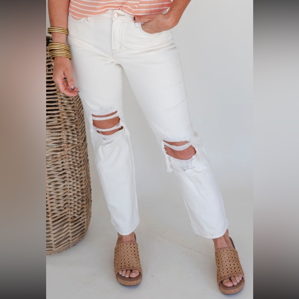 Mica Super High Dad Denim